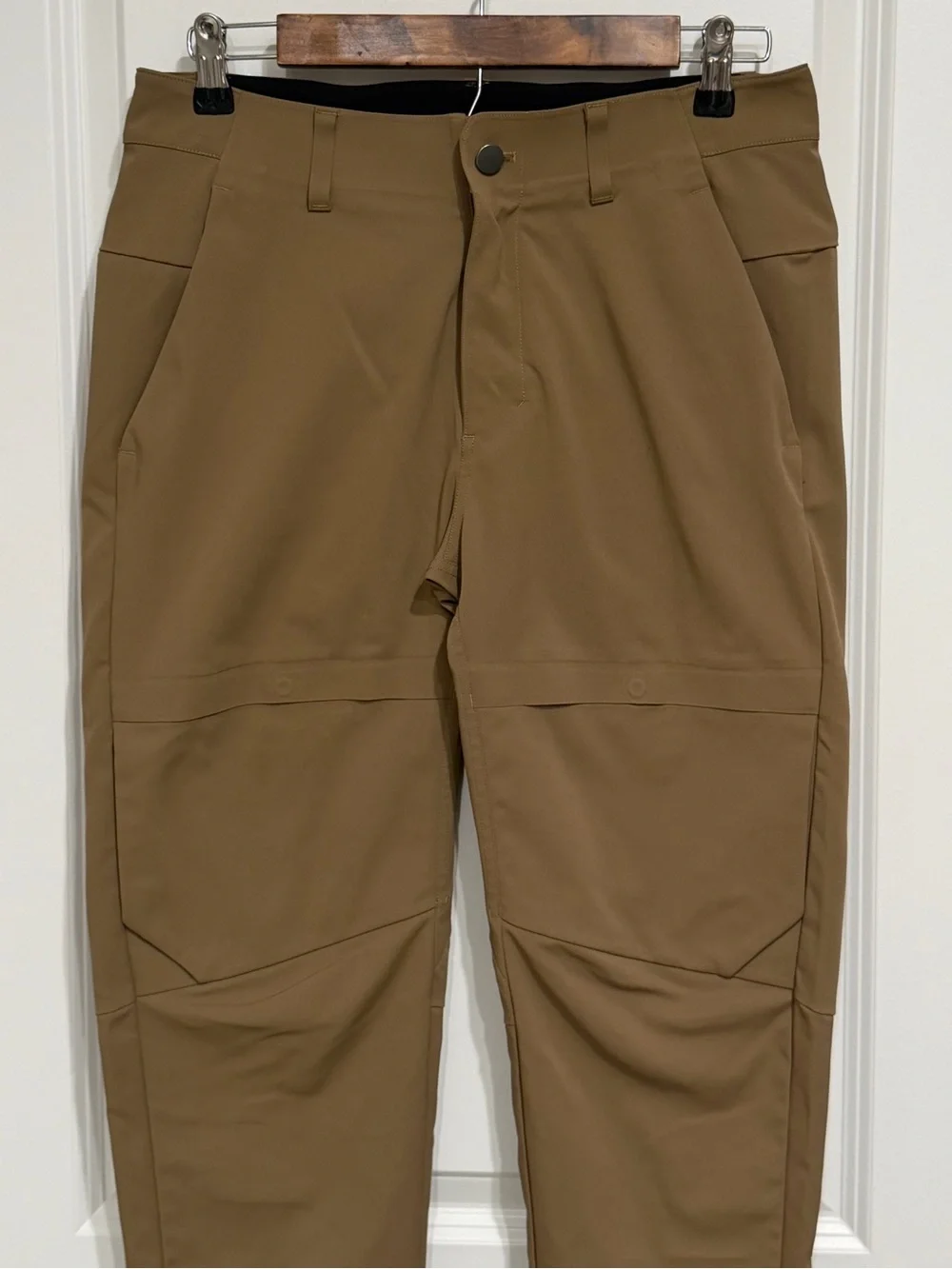 Lululemon Mile View Pants Men's 30 Dark Tan Water Repellent Tech Utility
